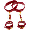 TABOOM Attaches Cuisses-poignets Taboom Rouge